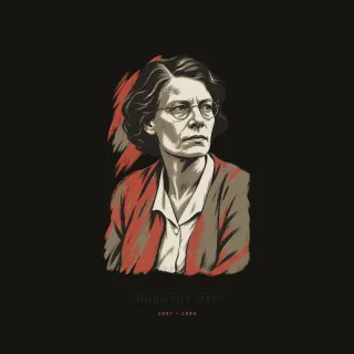 Dorothy Day, wabi sabi artwork