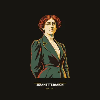 Jeannette Rankin, mid-century artwork
